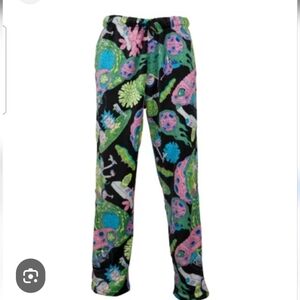 Rick And Morty Pop Art Lounge Pajama Pants Size Large